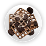 Oreo Belgian Waffles 